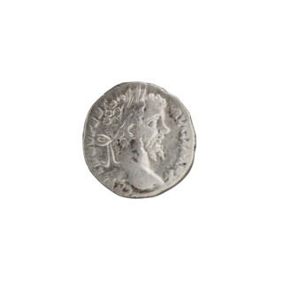 Denarius, Roman deities, palm branches, wreaths; Septimius Severus (Roman emperor; 146–211) —