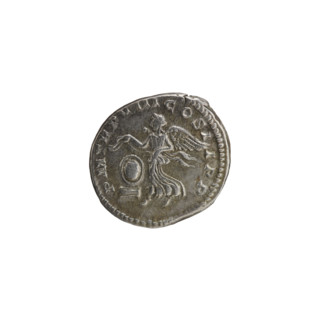 Denarius; Roman deities; Victoria; Septimius Severus (Roman emperor, 146–211). Obv.: SEVERVSAVG