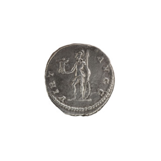 Denarius; personifications; Septimius Severus (Roman emperor; 146–211) — iconography: Virtus. Obv.: