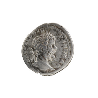 Denarius depicting personifications; Septimius Severus (Roman emperor, 146–211) — iconography: