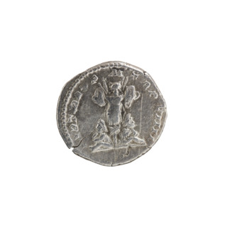 Denarius, Septimius Severus (Roman emperor; 146–211) — Obverse: SEVERVS PIVS AVG, head of Septimius