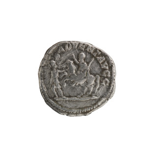 Denarius; emperor on horseback; Septimius Severus (Roman emperor, 146–211). Obverse: SEVERVS PIVS