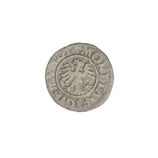 Crown ternary, Sigismund I the Old (King of Poland; 1506–1548). Obverse: Polish eagle with a crown;