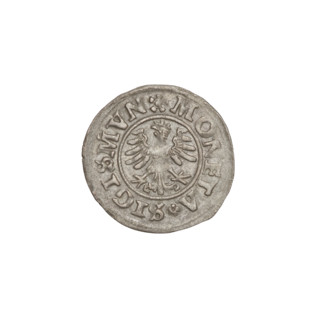 Crown ternary, Sigismund I the Old (King of Poland; 1506–1548). Silver coin, 1546, Kraków, Poland;
