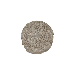 Crown coin of Sigismund I the Old (King of Poland; reign 1506–1548). Obverse: Polish eagle with a