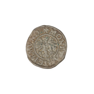 Crown coin of Sigismund I the Old (King of Poland; reign 1506–1548). Obverse: Polish crowned eagle;