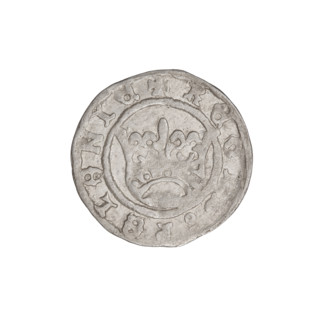 Crown half-grosz, Sigismund I the Old (King of Poland; 1506–1548). Obverse: Polish crowned eagle
