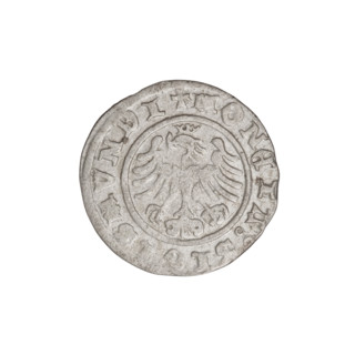 Crown half-grosz, Sigismund I the Old (King of Poland; 1506–1548). Obverse: Polish crowned eagle