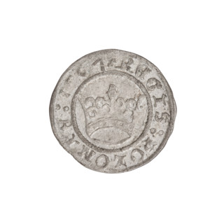 Crown half-grosz, Sigismund I the Old (King of Poland; 1506–1548). Obverse: crowned Polish eagle