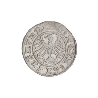 Crown half-grosz, Sigismund I the Old (King of Poland; 1506–1548). Obverse: Polish eagle with a