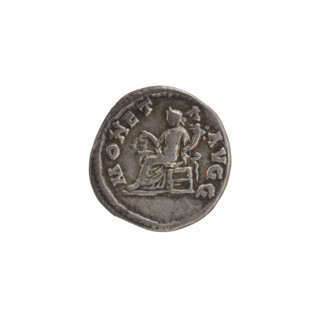 Denarius, Roman Empire, Septimius Severus (Roman emperor; 146–211) — iconography: Juno Moneta