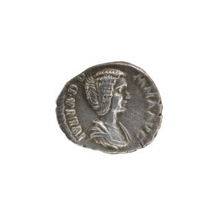 denarius, Julia Domna (ca. 160–217; Roman empress 193–211), Roman Empire — iconography: Venus