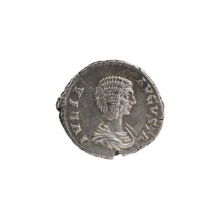 denarius, Julia Domna (ca. 160–217; Roman empress 193–211), Roman Empire; Obv.: IVLIA AVGVSTA —