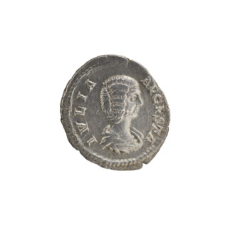 Denarius, Julia Domna (ca. 160–217; Roman empress 193–211). Obv.: IVLIA AVGVSTA — bust of Julia