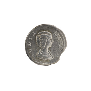 Denarius, Julia Domna (ca. 160–217; Roman empress 193–211). Obverse: IVLIA AVGVSTA, bust of Julia