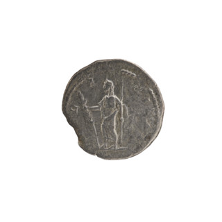 Denarius of Julia Domna (ca. 160–217), Roman empress (193–211). Roman Empire, ca. 198–209. Obverse: