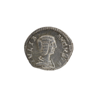Denarius, Julia Domna (ca. 160–217; Roman empress 193–211). Roman Empire, ca. 198–209. Obverse: