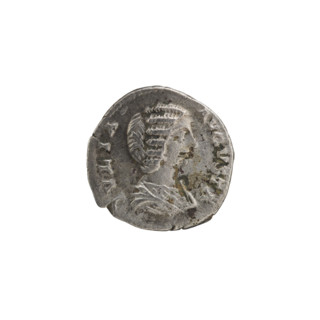 denarius, Julia Domna (ca. 160–217; Roman empress 193–211). Obv.: IVLIA AVGVSTA — Bust of Julia