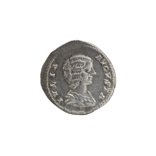 denarius, Julia Domna (ca. 160–217; Roman empress 193–211), Roman Empire. Obv.: IVLIA AVGVSTA Bust