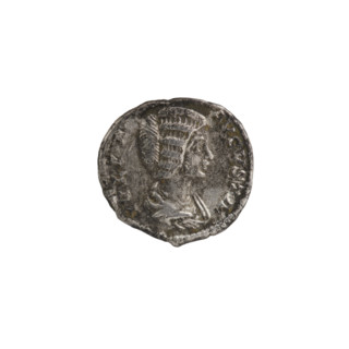 Denarius of Julia Domna (ca. 160–217; Roman empress 193–211), Roman Empire. Obv.: IVLIA AVGVSTA —