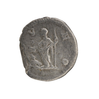 Denarius, Julia Domna (ca. 160–217; Roman empress 193–211). Obverse: IVLIA AVG, bust of Julia Domna