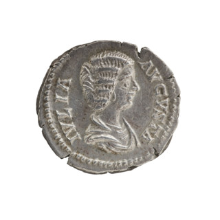 Denarius, Julia Domna (ca. 160–217; Roman Empress 193–211), Roman Empire. Obv.: IVLIA AVGVSTA —