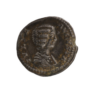 Denarius, Julia Domna (ca. 160–217; Roman Empress 193–211), Roman Empire. Obverse: IVLIA AVGVSTA —
