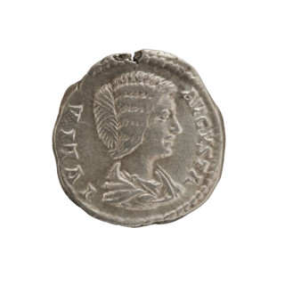 Denarius, Julia Domna (ca. 160–217; Roman empress 193–211), Roman Empire. Obverse: IVLIA AVGVSTA —