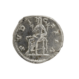 denarius, Julia Domna (ca. 160–217; Roman empress 193–211). Obv.: IVLIA AVGVSTA — bust of Julia