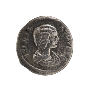denarius, Julia Domna (ca. 160–217; Roman empress 193–211), Roman Empire. Obv.: IVLIA AVGVSTA —