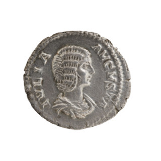 denarius, Julia Domna (ca. 160–217; Roman empress 193–211), Roman Empire. Obverse: IVLIA AVGVSTA —