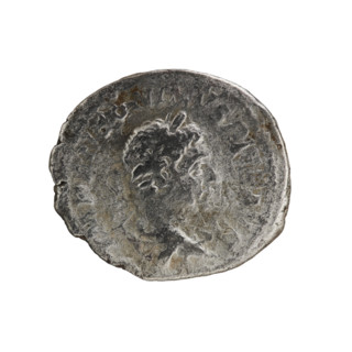 Denarius, Elagabalus (Roman emperor, 218–222). Obverse: IMP ANTONINVS PIVS AVG — Bust of Elagabalus