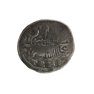 Denarius of Elagabalus (reigned 218–222). Obverse: ANTONINVS, bust of Elagabalus with laurel wreath
