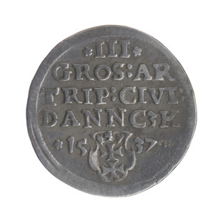 Gdansk trojak, Sigismund I the Old (King of Poland; 1506–1548), iconography: Polish coin, male