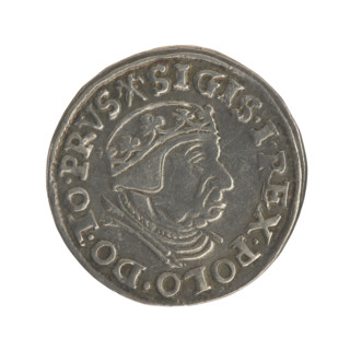 Gdansk trojak, Sigismund I the Old (King of Poland; 1506–1548), iconography, male busts, Gdansk