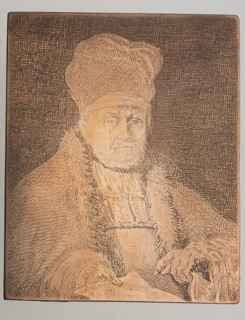 Bust of a church dignitary; Jean Pierre Norblin de la Gourdaine (1745–1830), graphic artist;
