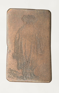 Man in a Coat, Norblin de la Gourdaine, Jean Pierre (1745–1830), graphic artist; Witke-Jezewski,