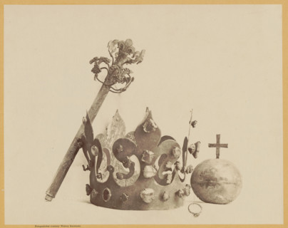 Casimir the Great, King of Poland, crown, scepter, orb and ring taken out during the opening of his