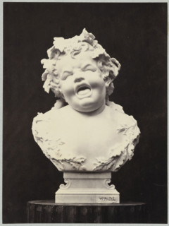 Photograph of the sculpture 'Screaming Putto' by Wiktor Brodzki; sculptor Wiktor Brodzki (c