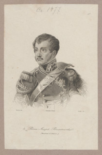 Portrait of Prince Józef Poniatowski; Goulu, Ferdinand Sébastien (1796-1848?), graphic artist;