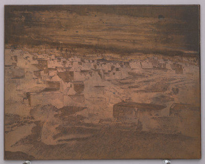 Middle Eastern city; graphic artist Dominik Witke-Jezewski (1862–1944); after 1900; graphic