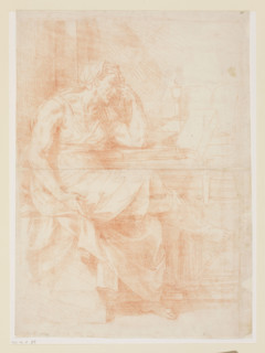 Arch with figural decoration on the sides and a cartouche in the middle; draughtsman Aurelio Luini