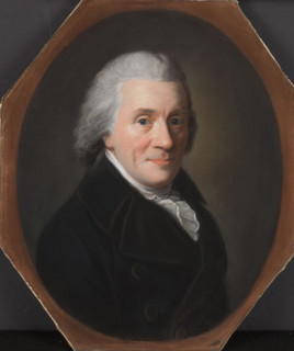 Portrait of a Young Woman in a Blue Dress; Dupuis, Philippe (?-1751); pastel; half-length female