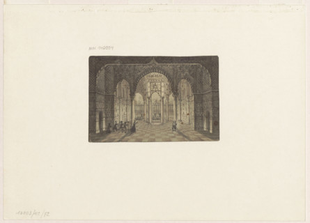 Interior of the Turkish palace; Griegorij Griegorievich Czernitsov (1801–1865), draughtsman;
