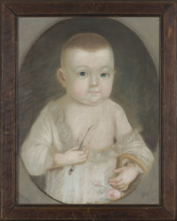 Portrait of Józef Wawrzyniec Krasinski as a child, by Gustav Friedrich Amalius Taubert (1755–1839),