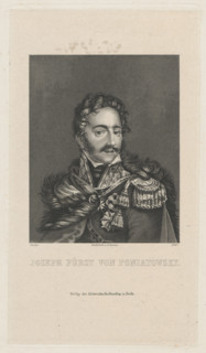 Portrait of Prince Józef Poniatowski; publisher: Richter'schen Buchhandlung (Berlin, fl. ca. 1840);