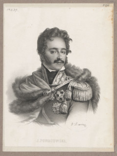 Portrait of Prince Józef Poniatowski; artist: Antoine Maurin (1793–1860), graphic artist; subject:
