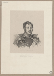 Portrait of Prince Józef Poniatowski; graphic artist Degobert (Brussels; lithographic workshop; fl.