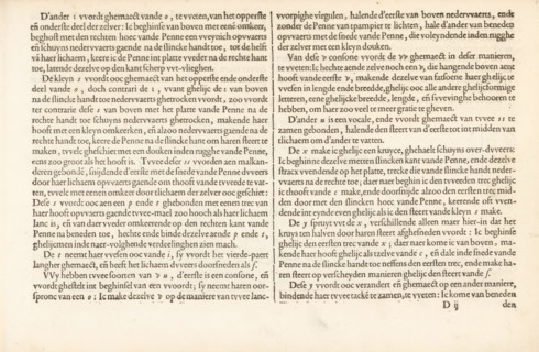 Short report and substantiation of how the Italian letters must be made individually, Description