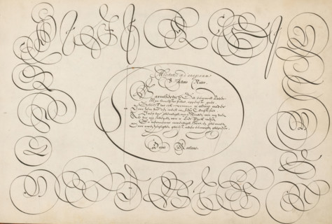 Writing example: Meditation on the anagram, 't Magazin oft pac-huys der loffelycker penn-const,